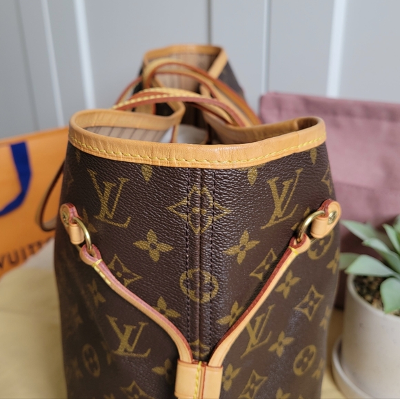 💕Beautiful CLASSIC Tote Bag Louis Vuitton Neverfull Mm Monogram - Picture 7 of 16